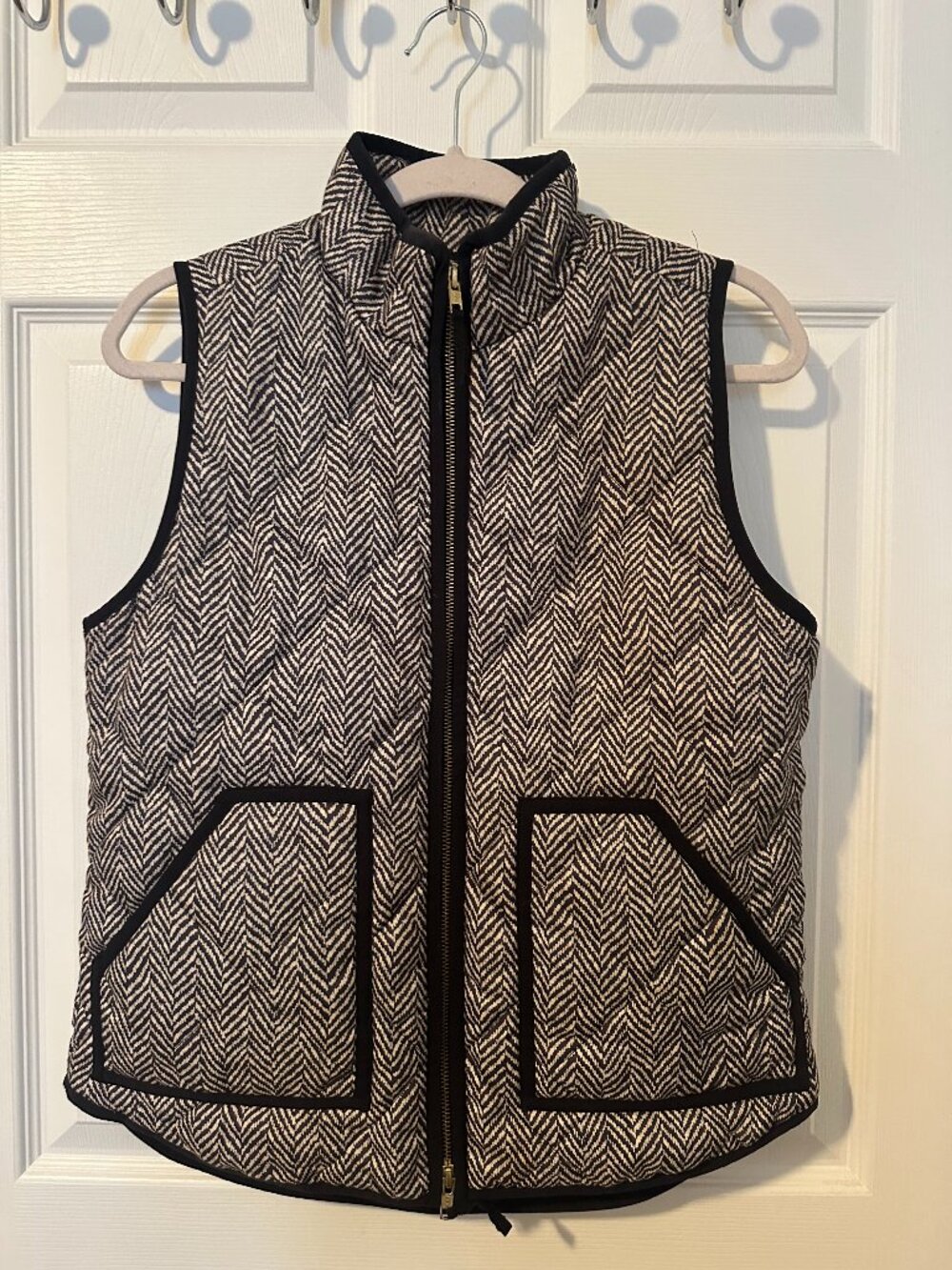 J. Crew Herringbone Excursion Vest